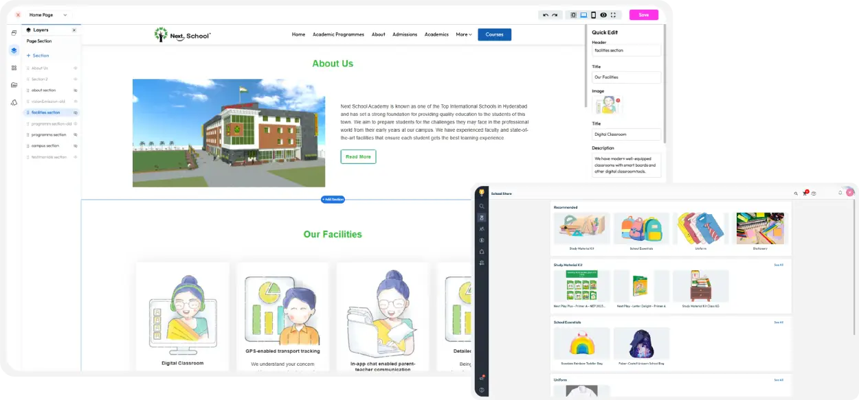 Personalized Website Builder